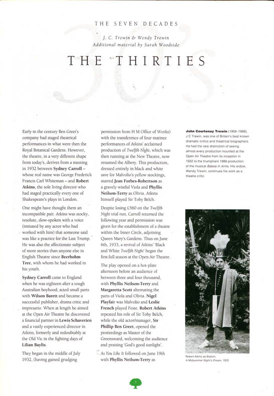 Click to view a larger image Page layout from a diamond anniversary brochure