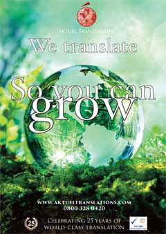 A4 press ad for Going Global conference brochure
