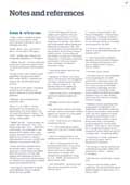 Page design for a healthcare brochure